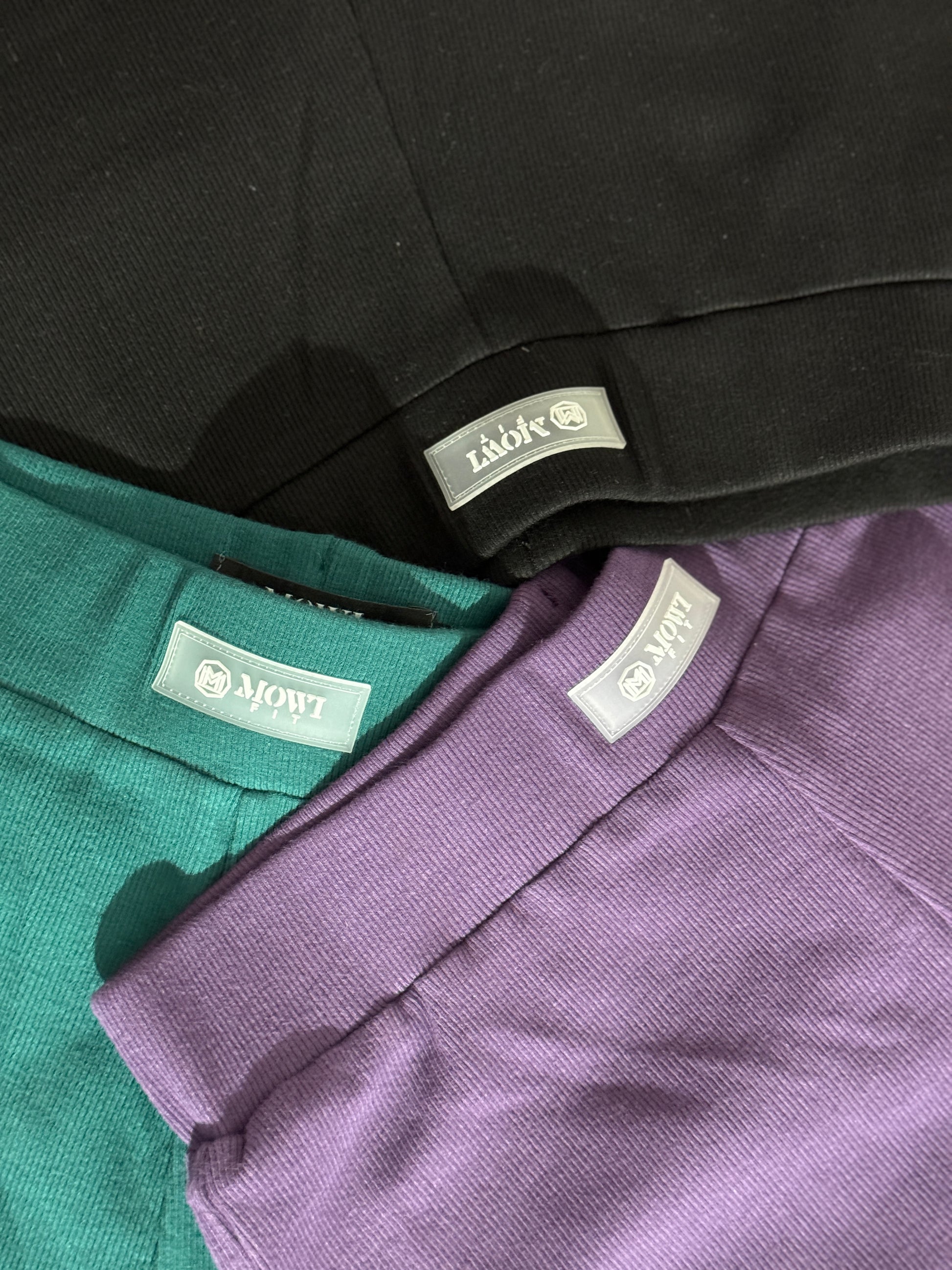 Legging met elastiek in de band, ook in plusize