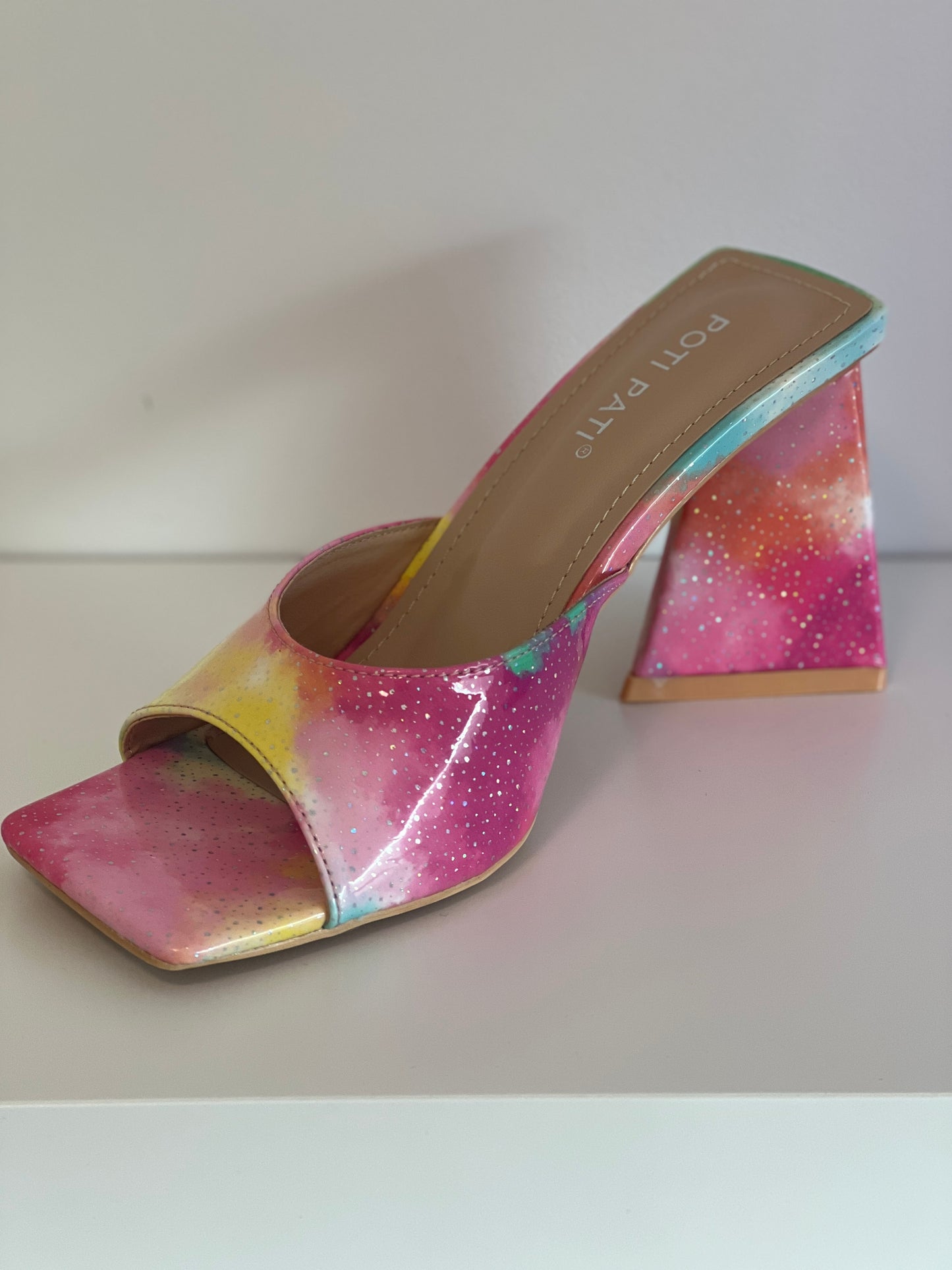 TYE DYE MULTICOLOR MULES